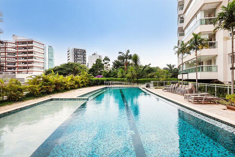 TA/2101-Faria Lima com 2Q, Piscina, 1 Vaga, AC