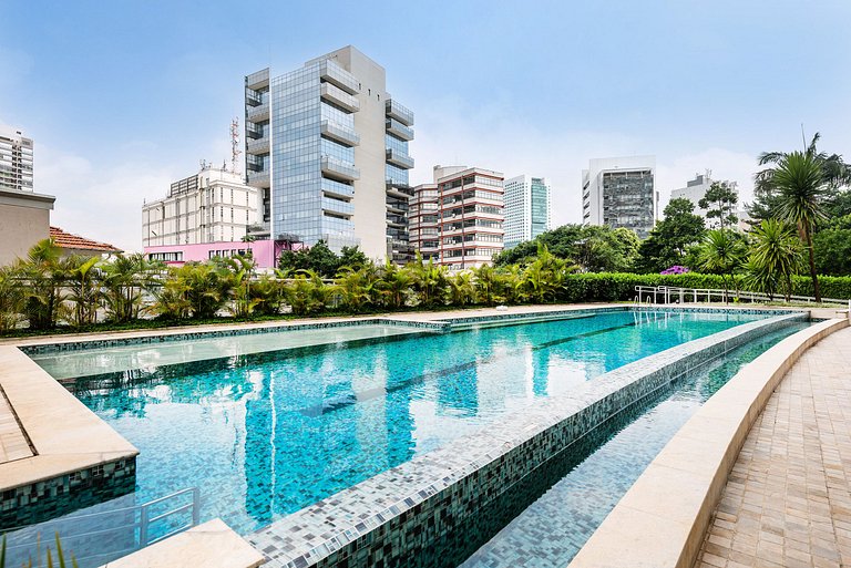 TA/2101-Faria Lima com 2Q, Piscina, 1 Vaga, AC