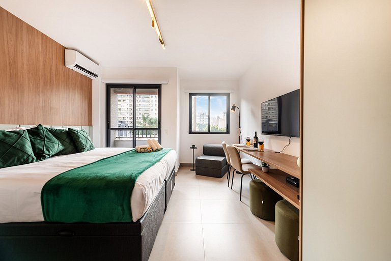 TM/313-Studio completo Próximo ao Metrô Eucaliptos