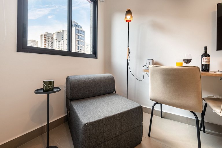 TM/313-Studio completo Próximo ao Metrô Eucaliptos