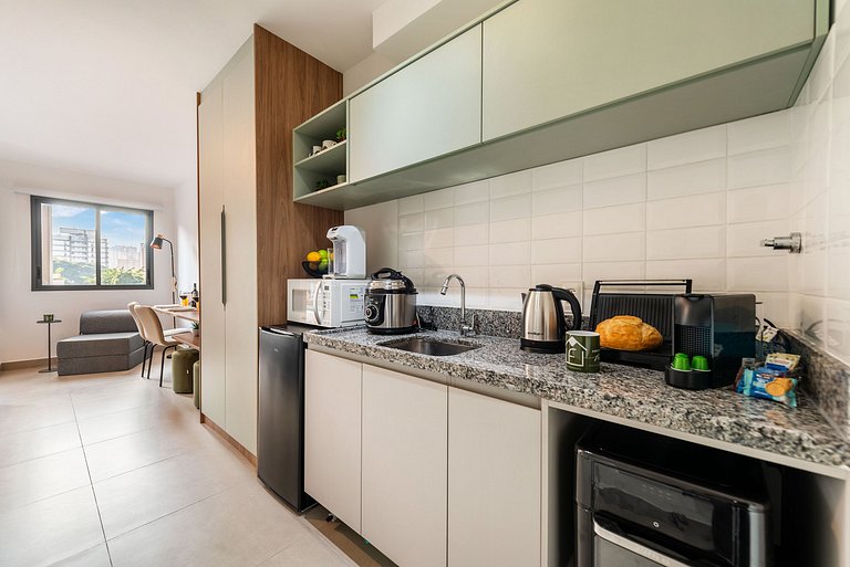 TM/313-Studio completo Próximo ao Metrô Eucaliptos